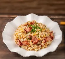 Lao Ganzai Spicy Pepper and Preserved Pork Fried Rice