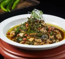 Sautéed Pea Egg with Chili Rabbit