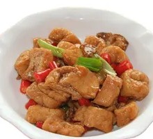 Fried Tofu Braised Pork