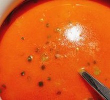 Local Tomato Meatball Soup