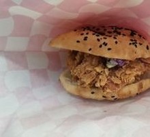 Spicy Chicken Leg Chinese Burger