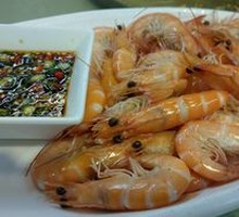 Steamed Shrimp with Sauce