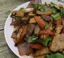 Salted Pork Rice Bowl