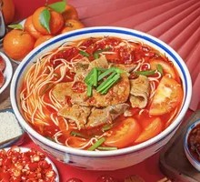 Sichuan-style Pickled Pepper Pork Liver Rice Noodles