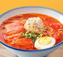Tomato Meatball Noodles