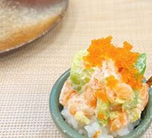 Salmon Avocado Bento Rice