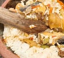 Stir-Fried Pork with Potatoes, Eggplant, and Green Beans