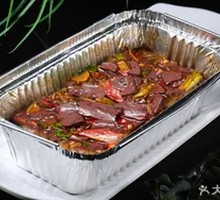 Aluminum-Wrapped Duck Blood