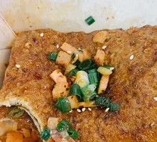 Tofu Skin Wrapped with Pickled Radish and Houttuynia Herb