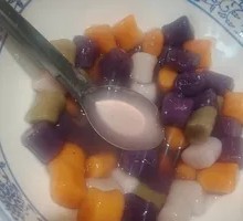 Classic Grass Jelly Taro Balls