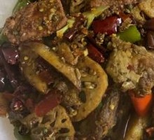 Spicy Pork Ribs and Beef Dry Pot