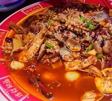 Flower Squid Shrimp Stir-fry