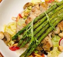 Pan-Seared Chicken and Asparagus Salad