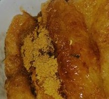 Egg-Fried Glutinous Rice Cake with Brown Sugar