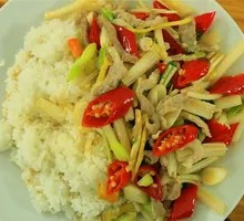 Pickled Chili Pork Rice Bowl