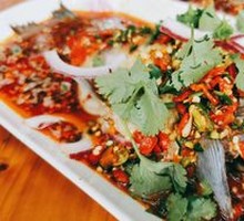 Cold-mixed crucian carp