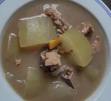 Mung Bean, Winter Melon, and Pork Rib Soup