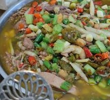 Spicy Pepper Tripe with Pork Kidney