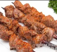 Lamb Skewers on Red Willow Branches