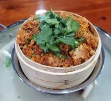 Steamed Lamb in Bamboo Basket