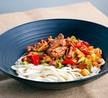 Pickled Pepper Chicken Offal Knife-Sliced Noodles