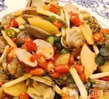 Clam and Potato Slices