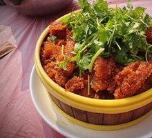 Steamed Pork with Rice Flour in Bamboo Steamer