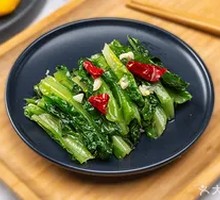 Stir-Fried Oilseed Mustard Greens with Garlic