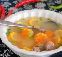 Pork Rib and Corn Soup