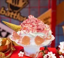 Cherry Blossom Snow Mountain Ice