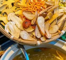 Wild Mushroom Chicken Soup Pot