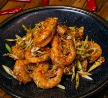 Banna Lemongrass Shrimp