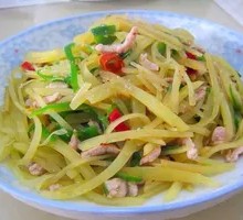 Potato Shredded Pork Topping