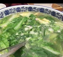 Pickled Vegetable Egg Soup