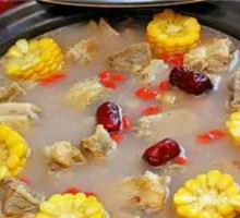 Lotus Root Stewed with Preserved Pork Ribs