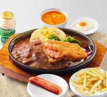 Shrimp and Beef Rice Bowl