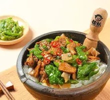 Braised Pork with Spicy Stir-fried Pork