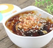 Brown Sugar Glutinous Rice Balls with Ice Jelly