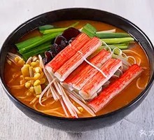 Tomato Crab Stick Rice Noodles