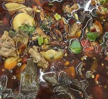 Fatty Intestine with Taro and Chicken