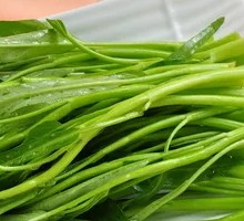 Grilled Water Spinach