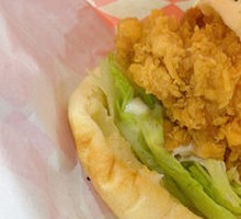 Spicy Chicken Leg Chinese Burger