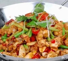 Spicy Frog Legs in Dry Pot