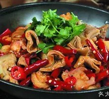 Spicy Pork Intestines Stir-fry