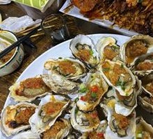 Garlic Roasted Oysters