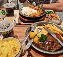 Grilled Curry Pork Cutlet Rice