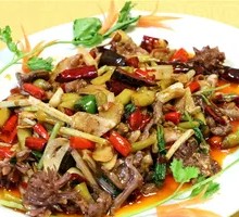 Spicy Pepper Chicken Offal