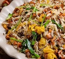 Cat Tooth Rice with Beef Stir-fry