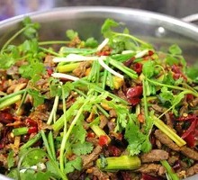 Dry Pot Beef with Spring Vegetables