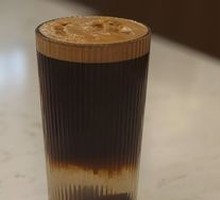 Plum Sparkling Americano